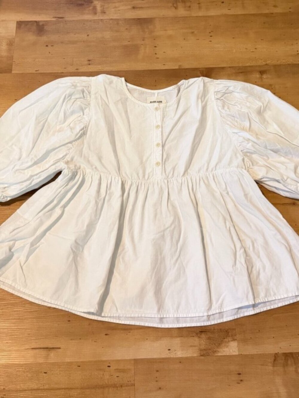 Rudy Jude OG Twill Day Blouse in Salt (would love to trade for smaller)